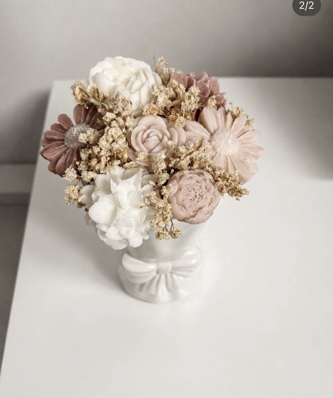 Bouquet de Fondants Parfumés Vase Effet Bouquet