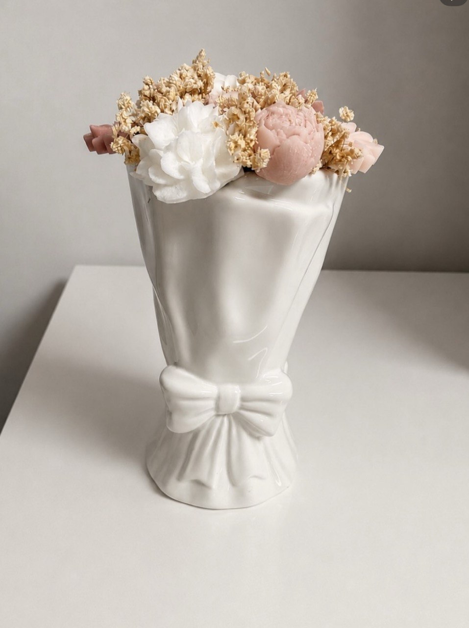 Bouquet de Fondants Parfumés Vase Effet Bouquet