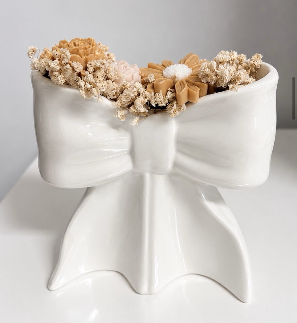 Bouquet de Fondants Parfumés Vase Noeud