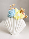 Bouquet de Fondants Parfumés Vase coquillage